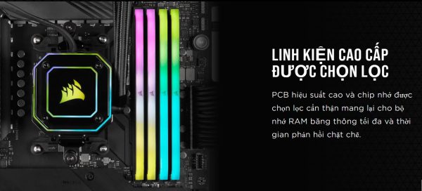 Ram PC Corsair Vengeance RGB RS 16GB 3200MHz DDR4 (2x8GB) chính hãng tại Speedcom.vn